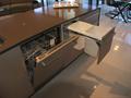 Fully integrated dish washer and waste bin