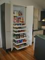 Inner pantry drawers for maximum use of space